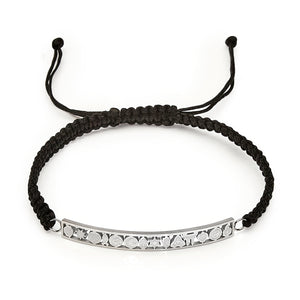 Tolerance Drawstring Bracelet - Jet Black