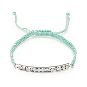 Tolerance Drawstring Bracelet - Mint Green