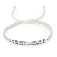 Load image into Gallery viewer, Tolerance Drawstring Bracelet - Bright White