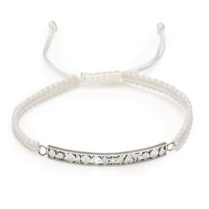 Tolerance Drawstring Bracelet - Bright White