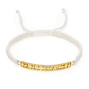 Tolerance Drawstring Bracelet - Bright White