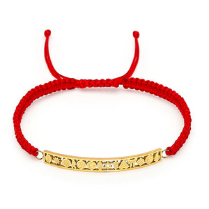 Tolerance Drawstring Bracelet - True Red