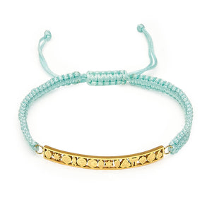 Tolerance Drawstring Bracelet - Mint Green