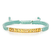 Load image into Gallery viewer, Tolerance Drawstring Bracelet - Mint Green