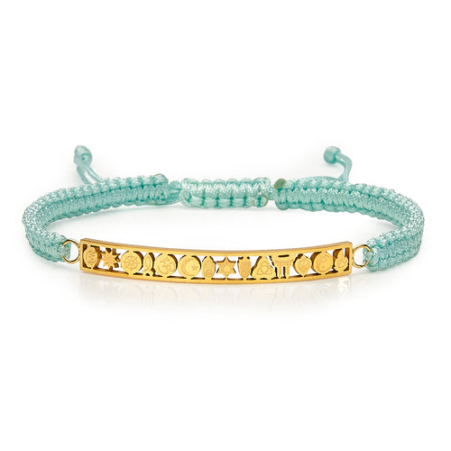 Tolerance Drawstring Bracelet - Mint Green