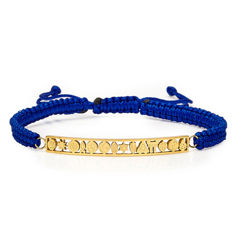 Tolerance Drawstring Bracelet - Royal Blue