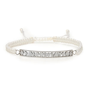 Tolerance Drawstring Bracelet - Bright White