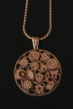 Load image into Gallery viewer, Stainless Steel Pendant with 18&quot; Chain - Rose Gold