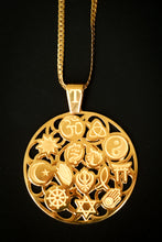 Load image into Gallery viewer, Stainless Steel Pendant with 18&quot; Chain - Gold