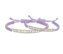 Load image into Gallery viewer, Tolerance Drawstring Bracelet - Lavender