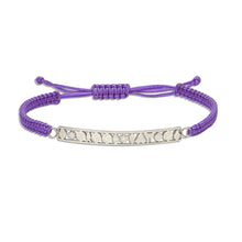 Load image into Gallery viewer, Tolerance Drawstring Bracelet - Purple