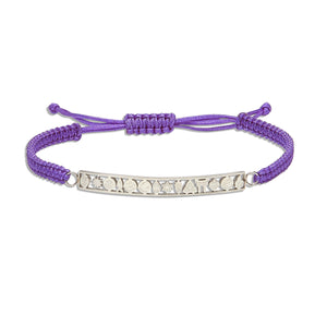 Tolerance Drawstring Bracelet - Purple